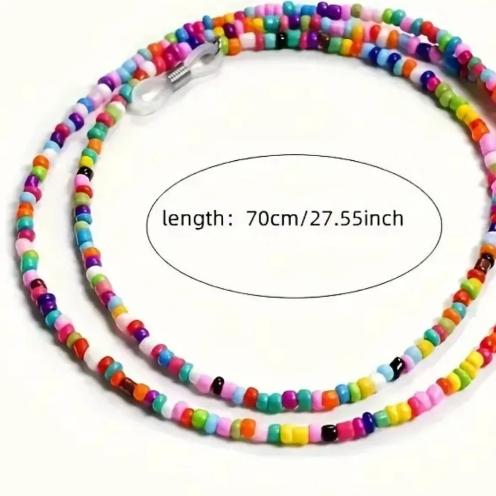 HANDCRAFTED GLASSBEAD BOHO EYEGLASS CHAIN